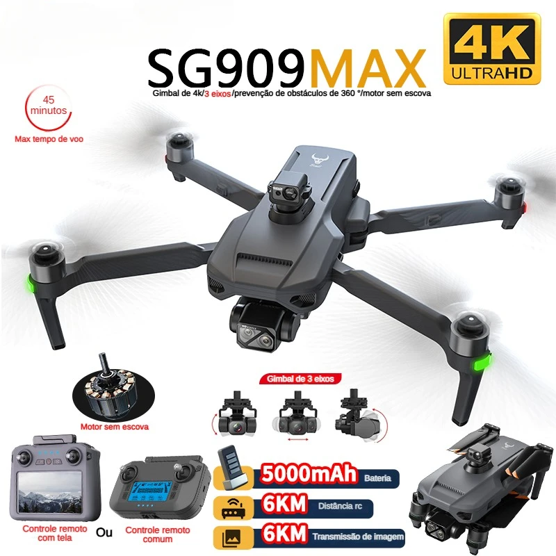 ZLL SG909 SG909MAX Professiona - огляд і ціна Drone Gimbal 3 Axis